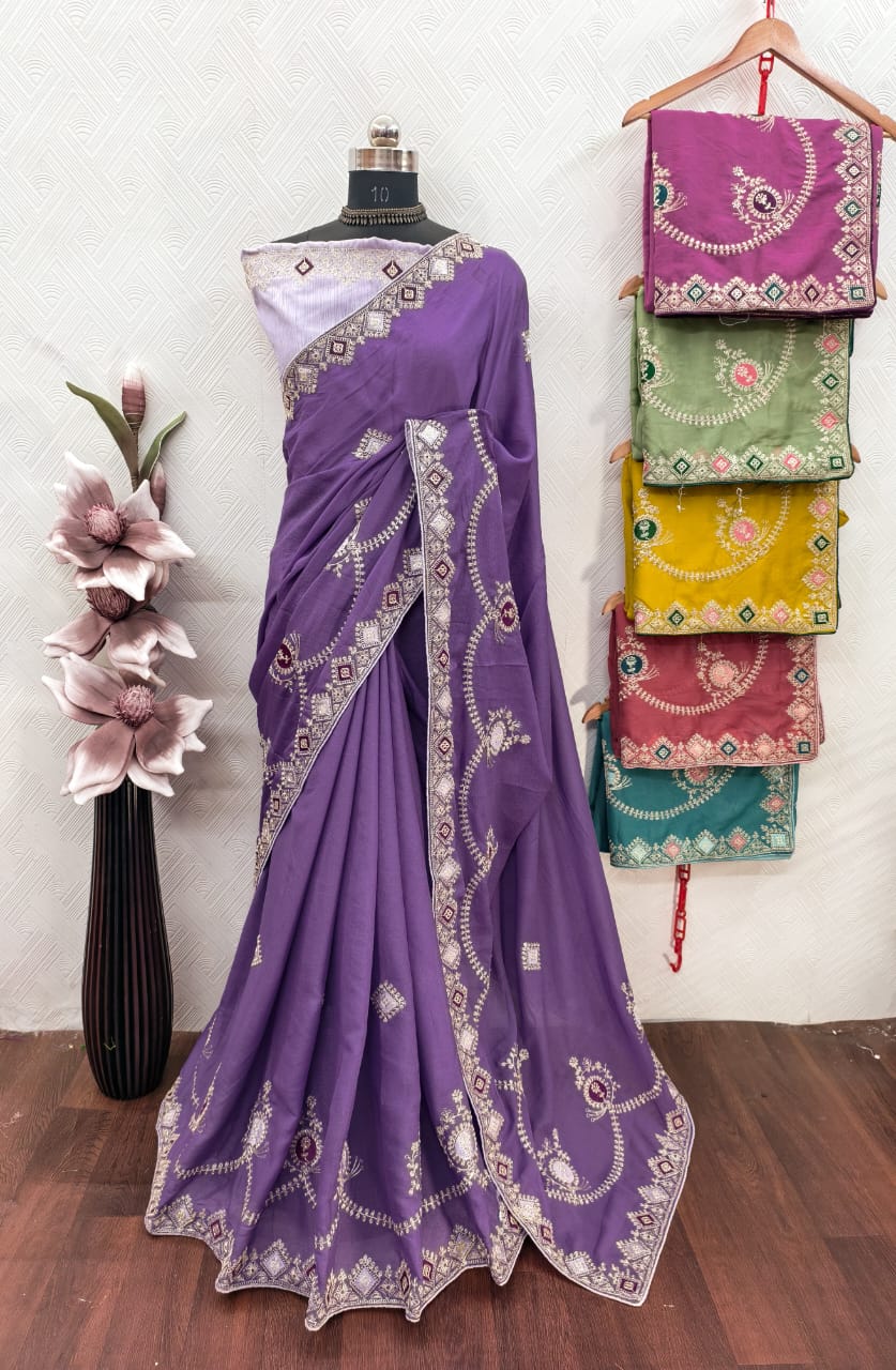 TRENDING DESIGNER SAREE SET OF 6 x 780₹- MB8