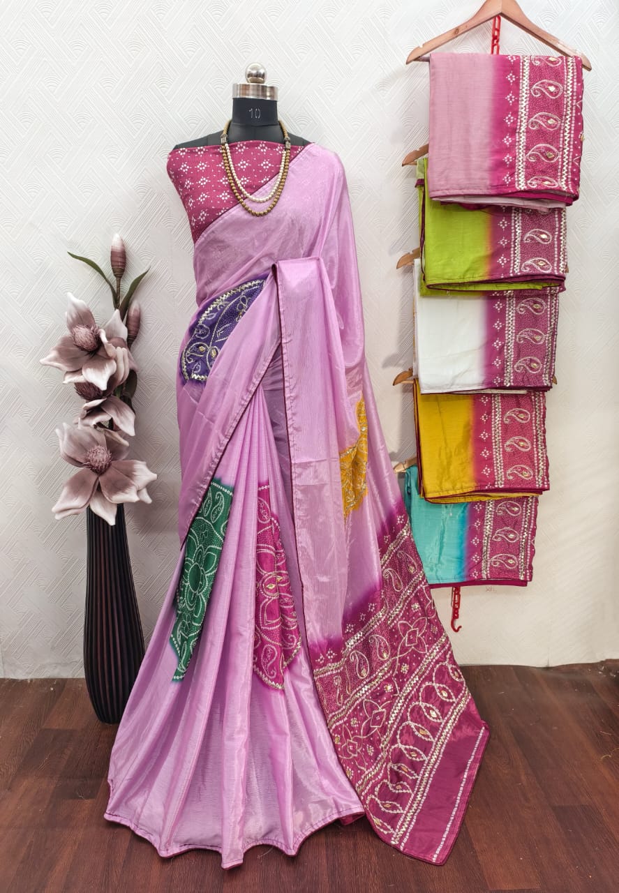 CHINON KERI RANGOLI BANDHANI SET OF 6 x 910₹- MB15