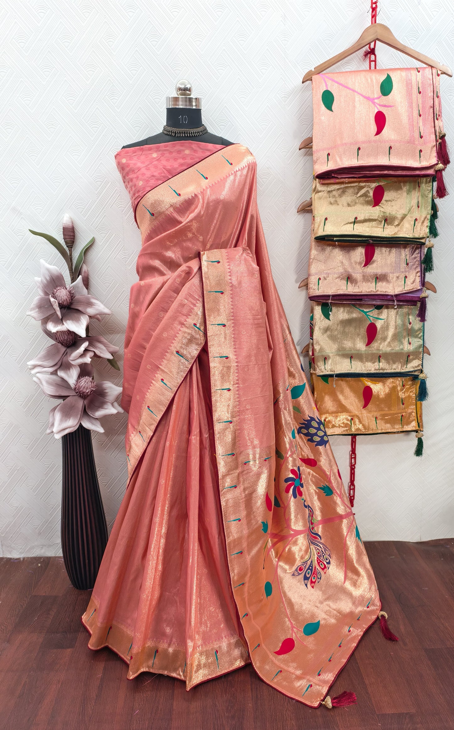 FANCY SILK SAREE SET OF 6 x 750₹- MB34