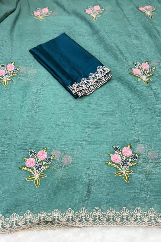 MB TRENDING SAREE- BIRD