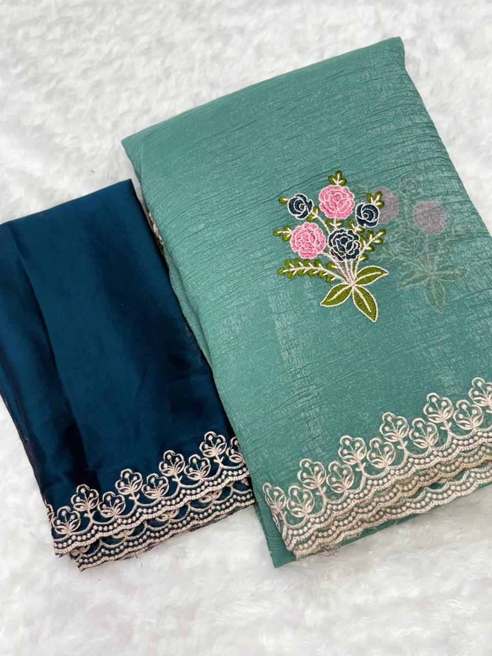 MB TRENDING SAREE- BIRD