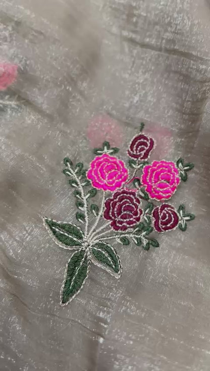 NEW CRUNCHY FANCY SAREE- PALAK